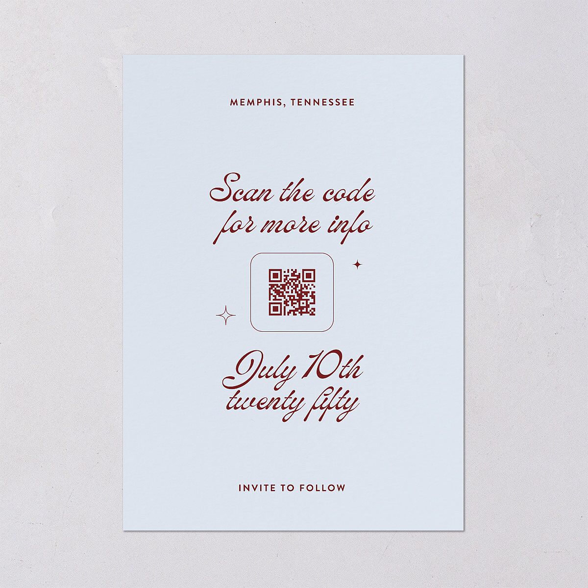 Retro Modern Photo Save the Date Cards Ice Blue Signature smooth Blank No Standard