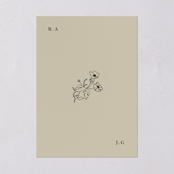 Elegant Minimal Rehearsal Dinner Invitations Champagne Signature Blank Standard