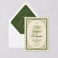 Retro Tropical Destination Euro Envelope Liners Pear Luxe