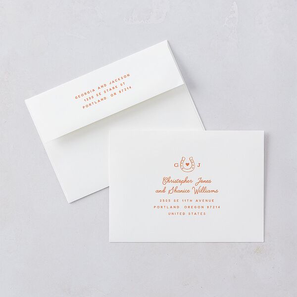 Western I Do BBQ Engagement Party Invitations Soft Peach Signature Blank Standard