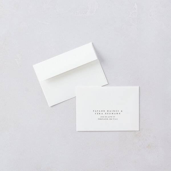 Rich Greenery Wedding Response Cards Hunter Green Signature