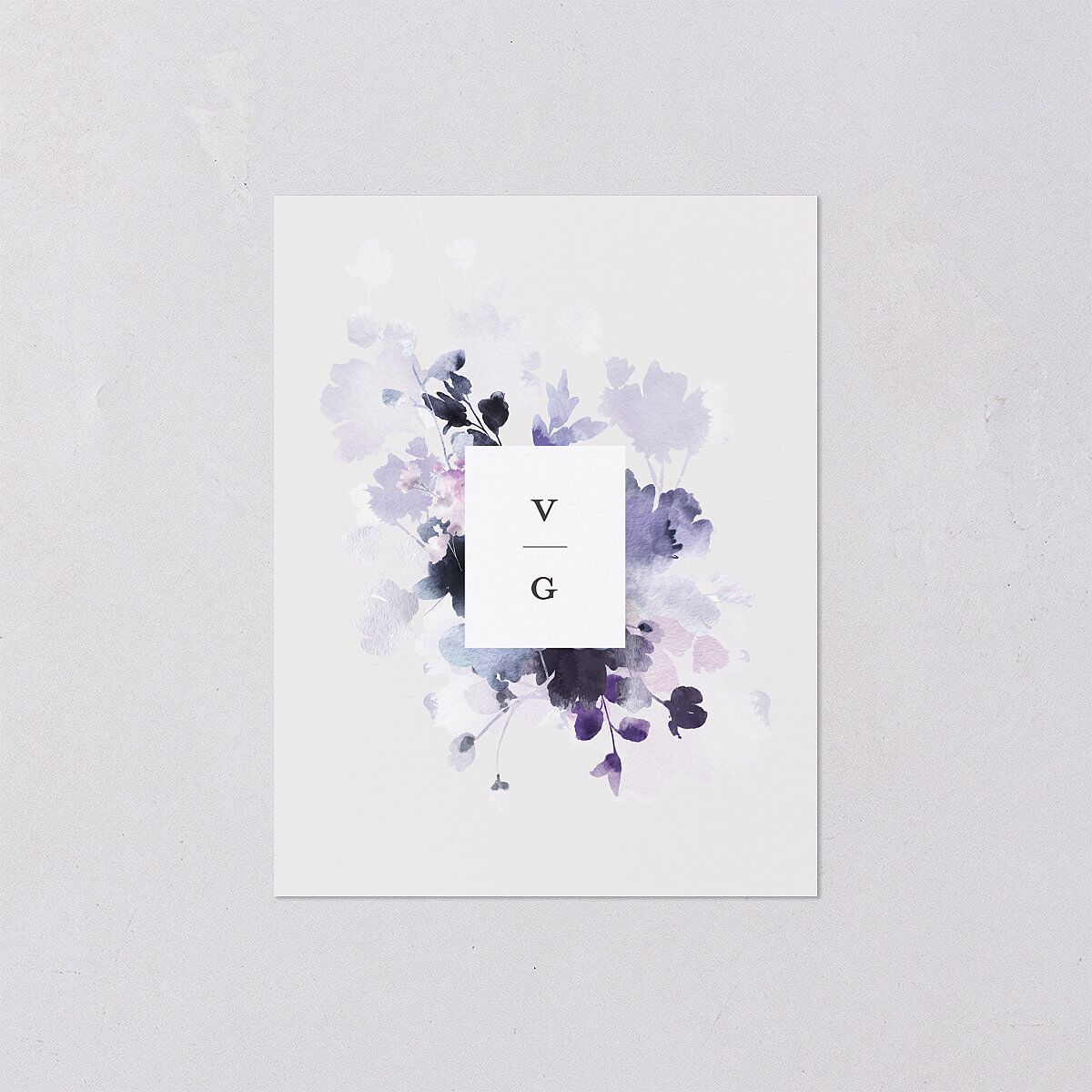 Ethereal Floral Save the Date Petite Cards — view 3