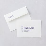 Hand Drawn Recipe Engagement Party Invitations Sapphire Signature Blank Standard