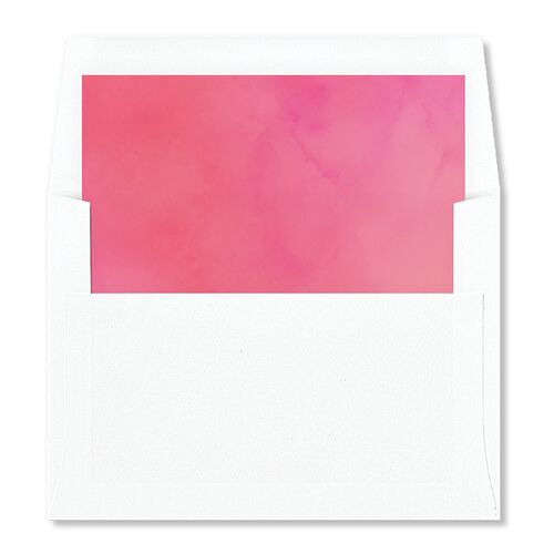 Chinese Phoenix Fenghuang Envelope Liners Rose Pink Standard