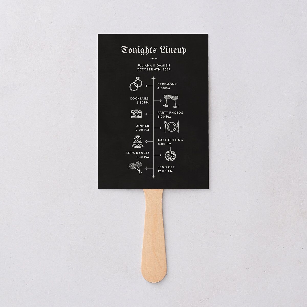 Moody Gothic Rose Fan Programs Midnight Signature Standard