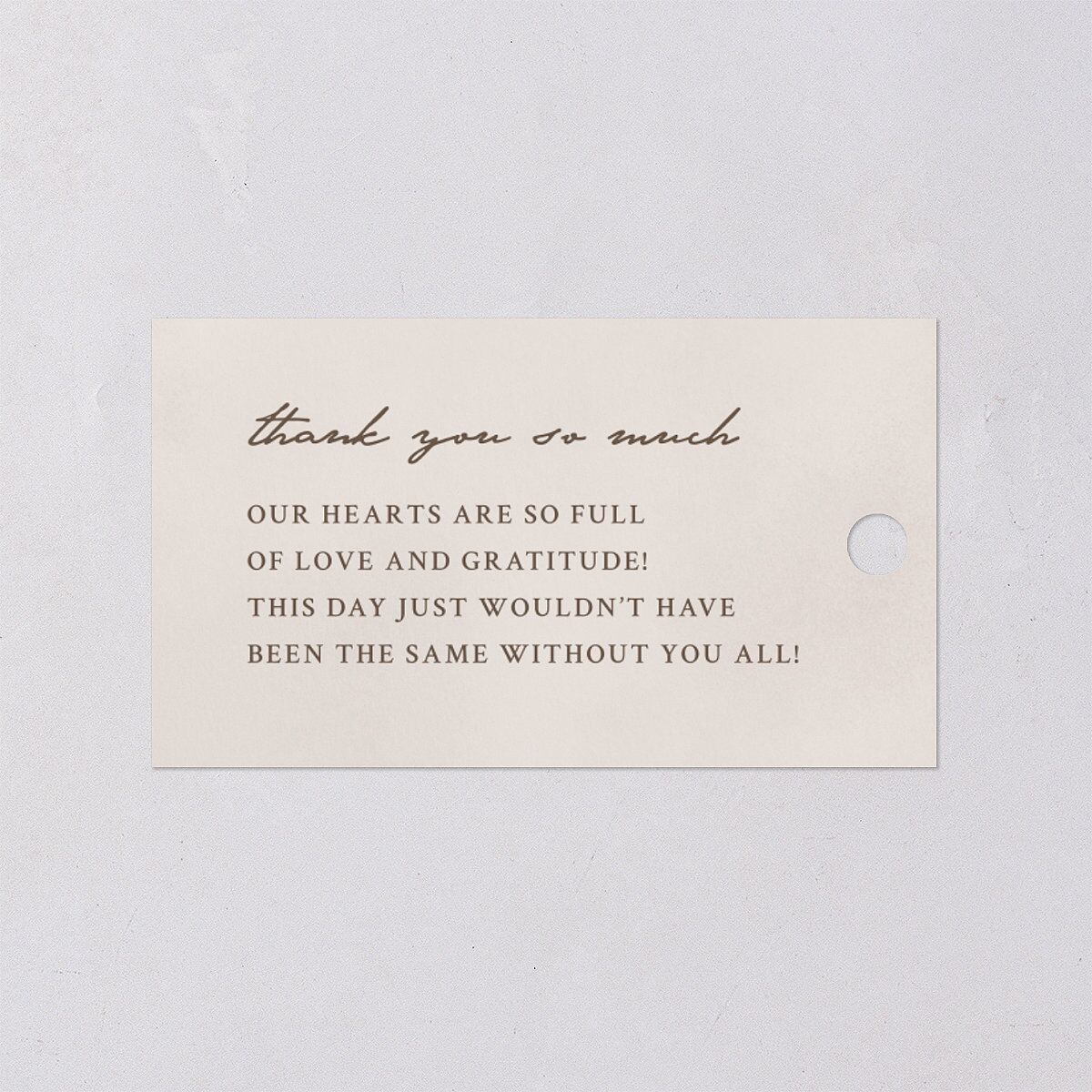 Calla Lily Nouveau Favor Gift Tags Champagne Signature