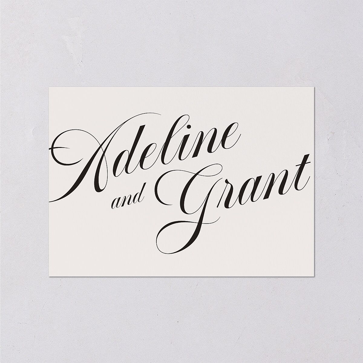 Old Money Wedding Response Cards Champagne Signature Standard