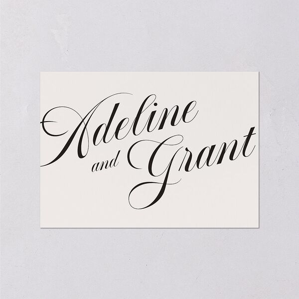 Old Money Wedding Response Cards Champagne Signature Standard