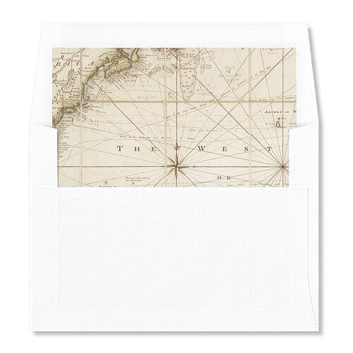 Formal Nautical Standard Envelope Liners Rust Standard