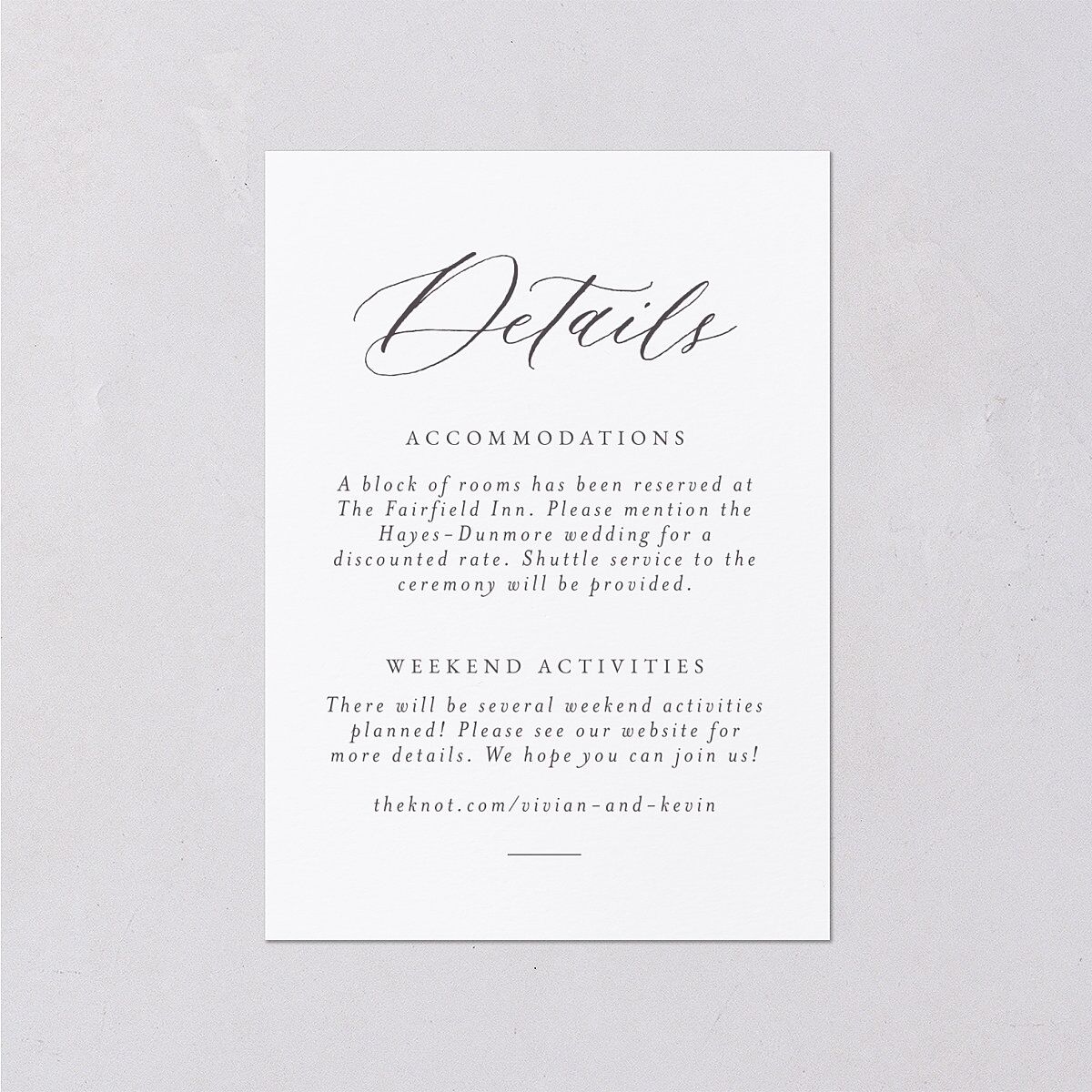 Beloved Floral Wedding Enclosure Cards — view 1