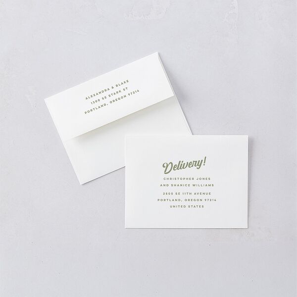 Future Newlyweds Save The Date Magnets Moss Magnet Paper