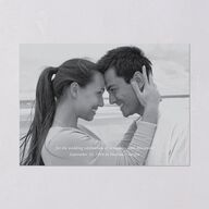 Botanical Initials Foil Save The Date Cards Rose Gold Pink Cotton Signature smooth Blank No Standard