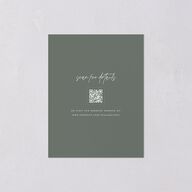 Our Date Photo Save the Date Petite Cards Eucalyptus Signature smooth Blank No Standard