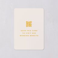 Retro Sunburst Wedding Enclosure Cards Pumpkin Signature