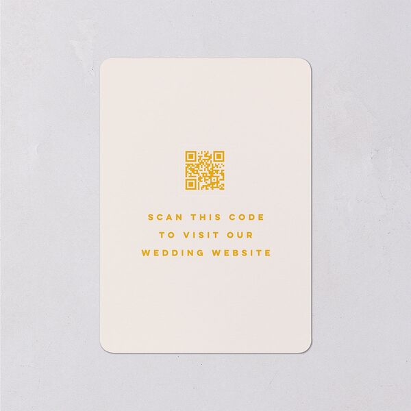 Retro Sunburst Wedding Enclosure Cards Pumpkin Signature