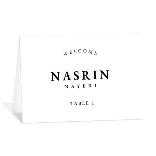 Rich Greenery Place Cards Dusty Rose Signature