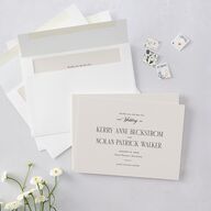 Cosmopolitan Save the Date Cards Champagne Signature smooth Blank No