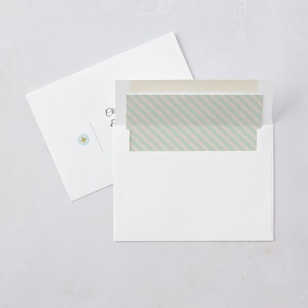 Retro Boarding Pass Rehearsal Dinner Invitations Mint Green Signature Blank