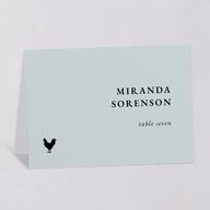 Vertical Names Place Cards Licorice Signature