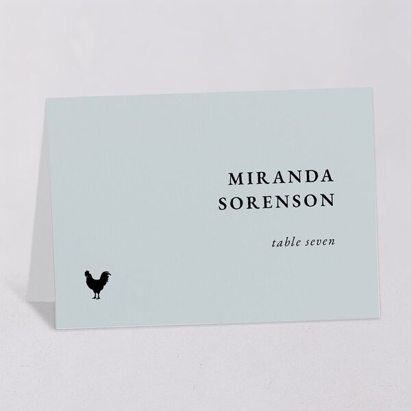 Vertical Names Place Cards Licorice Signature