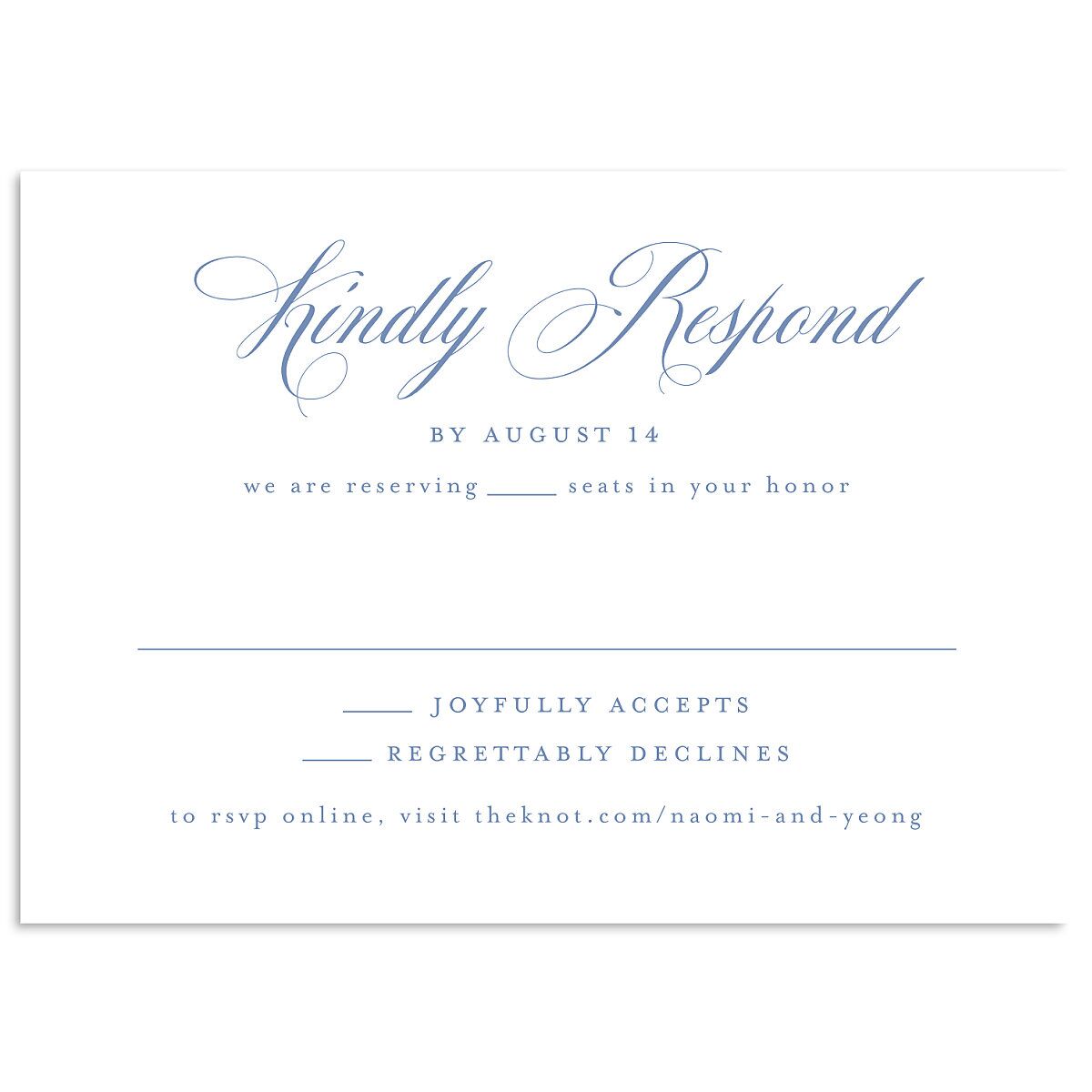 Vintage Florals Wedding Response Cards