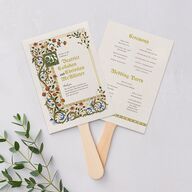 Medieval Renaissance Fan Programs Moss Signature Standard