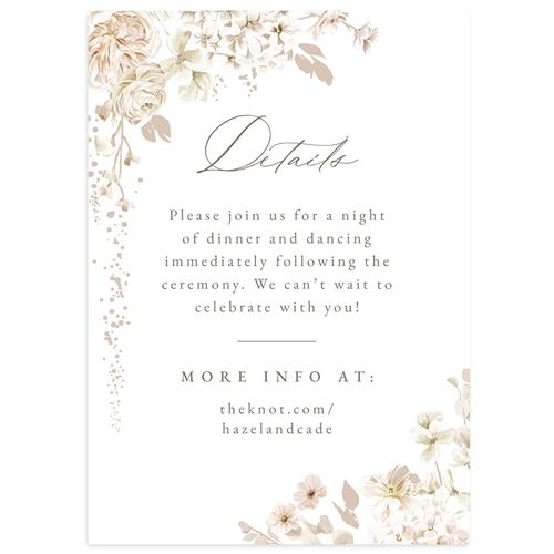 Luxury Floral Archway Wedding Enclosure Cards Dijon Signature Standard