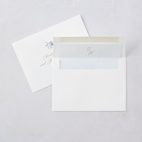 Floral Photo Wedding Invitations Ocean Signature Blank No Standard