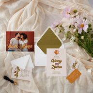 Disco Love Euro Envelope Liners Umber Luxe