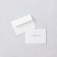 Watercolor Crest Wedding Response Cards Cornflower Signature Standard