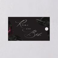 Vintage Gothic Favor Gift Tags Licorice Signature