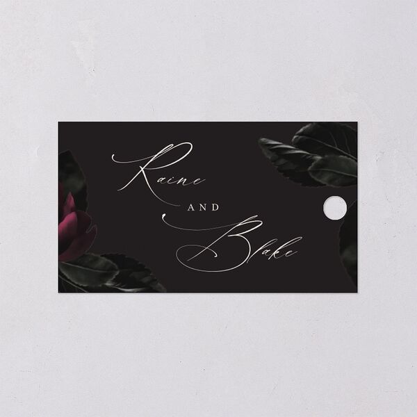 Vintage Gothic Favor Gift Tags Licorice Signature
