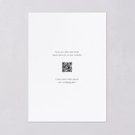 Modern Arch Photo Wedding Invitations Pure White No Signature Blank Standard