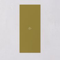 Black Tie Crest Menus Pure White Signature