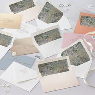 Love Story Lace Wedding Invitations Pure White Signature Blank No Standard