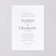 Refined Wedding Invitations Sea Blue Signature Blank No