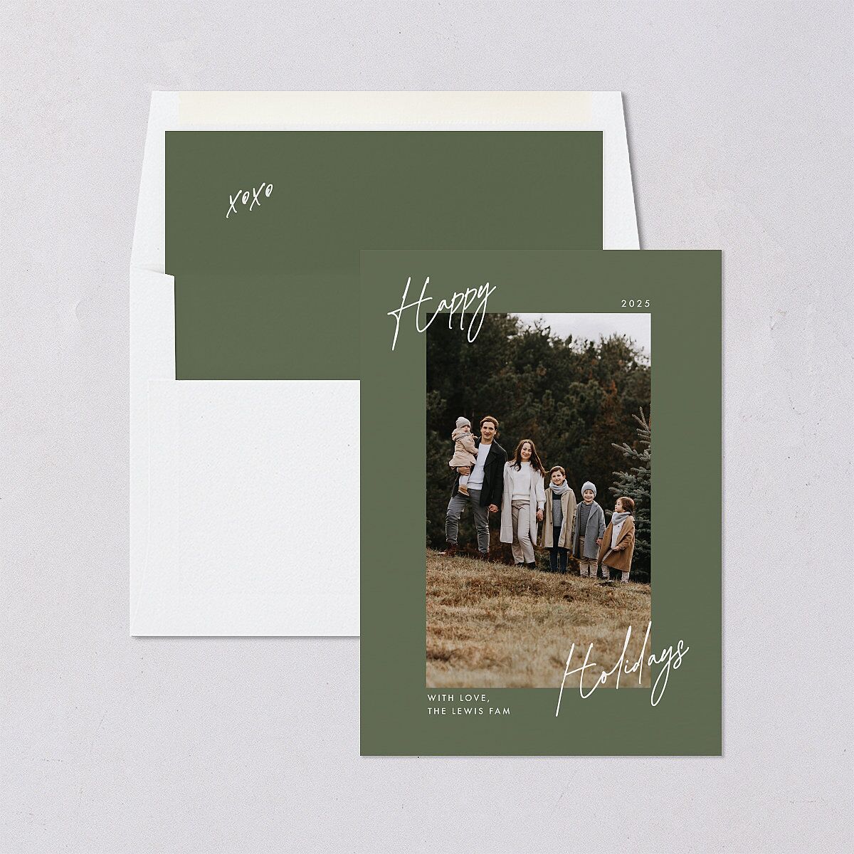 Signature Holiday Holiday Cards Deep Olive Signature