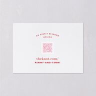 Cinematic Wedding Response Cards Lily Signature Standard