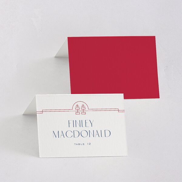 Eternal Devotion Place Cards Garnet Signature