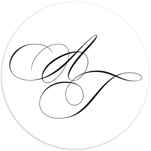 Romantic Lace Wedding Stickers Pure White Circle