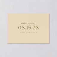 Simply Refined Photo Wedding Response Cards Barely Peach Signature Standard