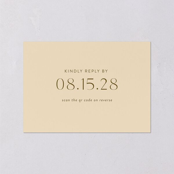 Simply Refined Photo Wedding Response Cards Barely Peach Signature Standard