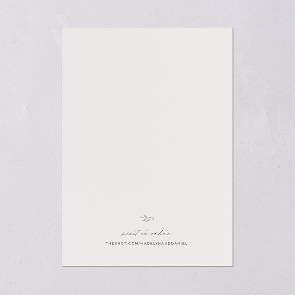 Ampersand Greenery Foil Wedding Invitations Gold Linen Signature Blank No Standard