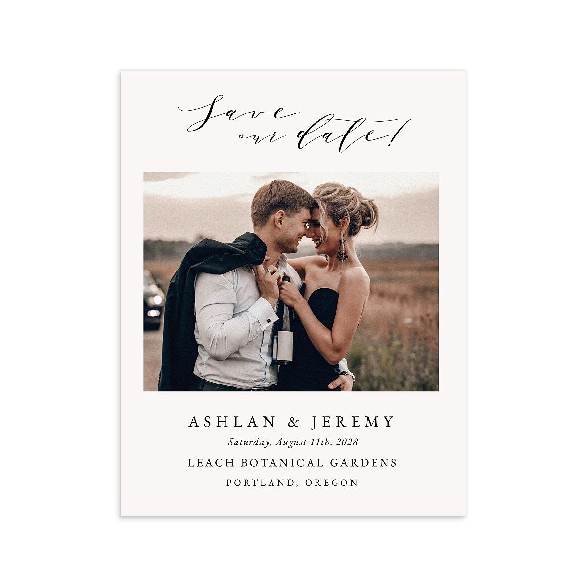 Simply Elegant Save the Date Petite Cards