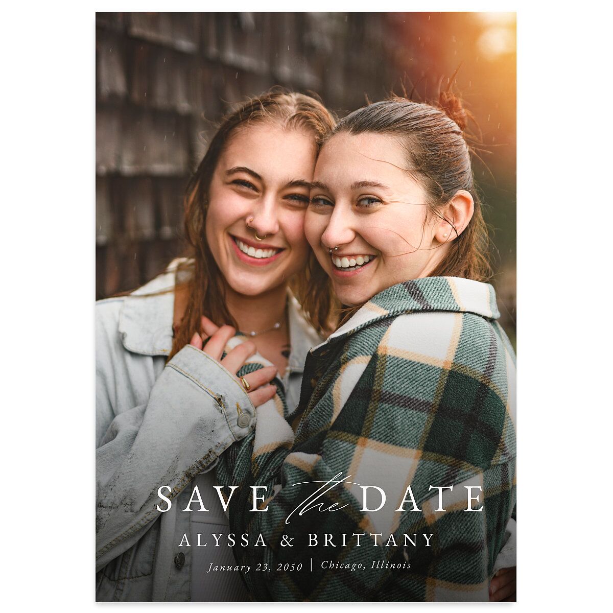 Greenery Laurel Save The Date Cards