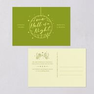 Til Death Do We Disco Thank You Postcards Pear