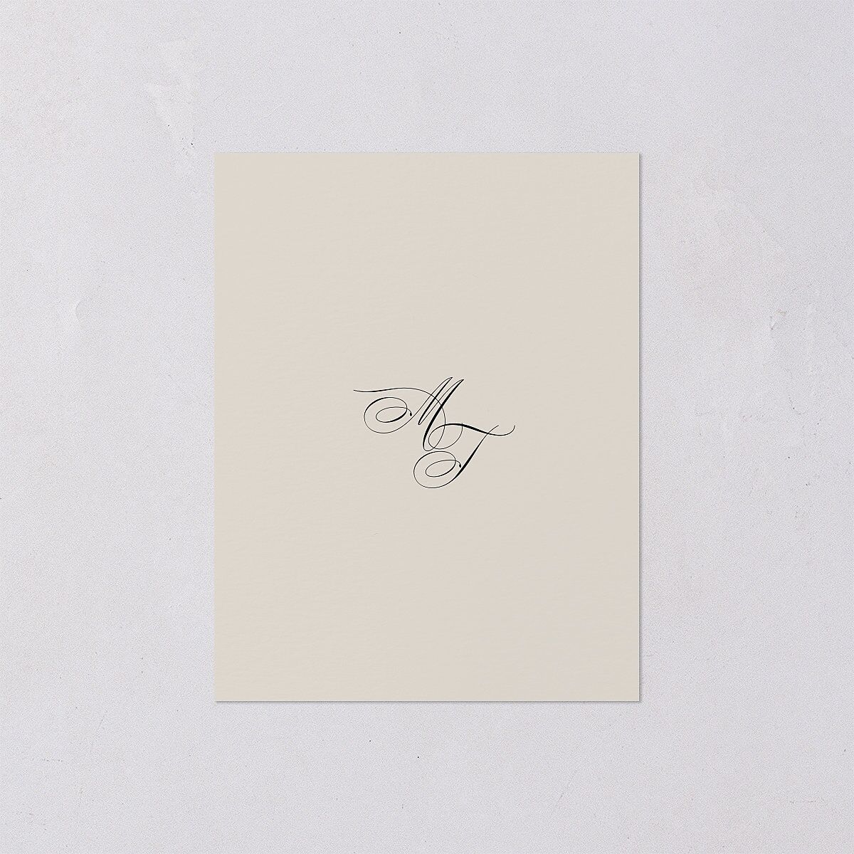 Vintage Classic Photo Save the Date Petite Cards Champagne Signature smooth Blank No Standard