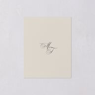 Vintage Classic Photo Save the Date Petite Cards Champagne Signature smooth Blank No Standard