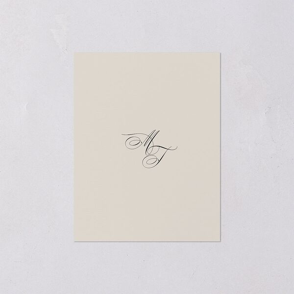 Vintage Classic Photo Save the Date Petite Cards Champagne Signature smooth Blank No Standard