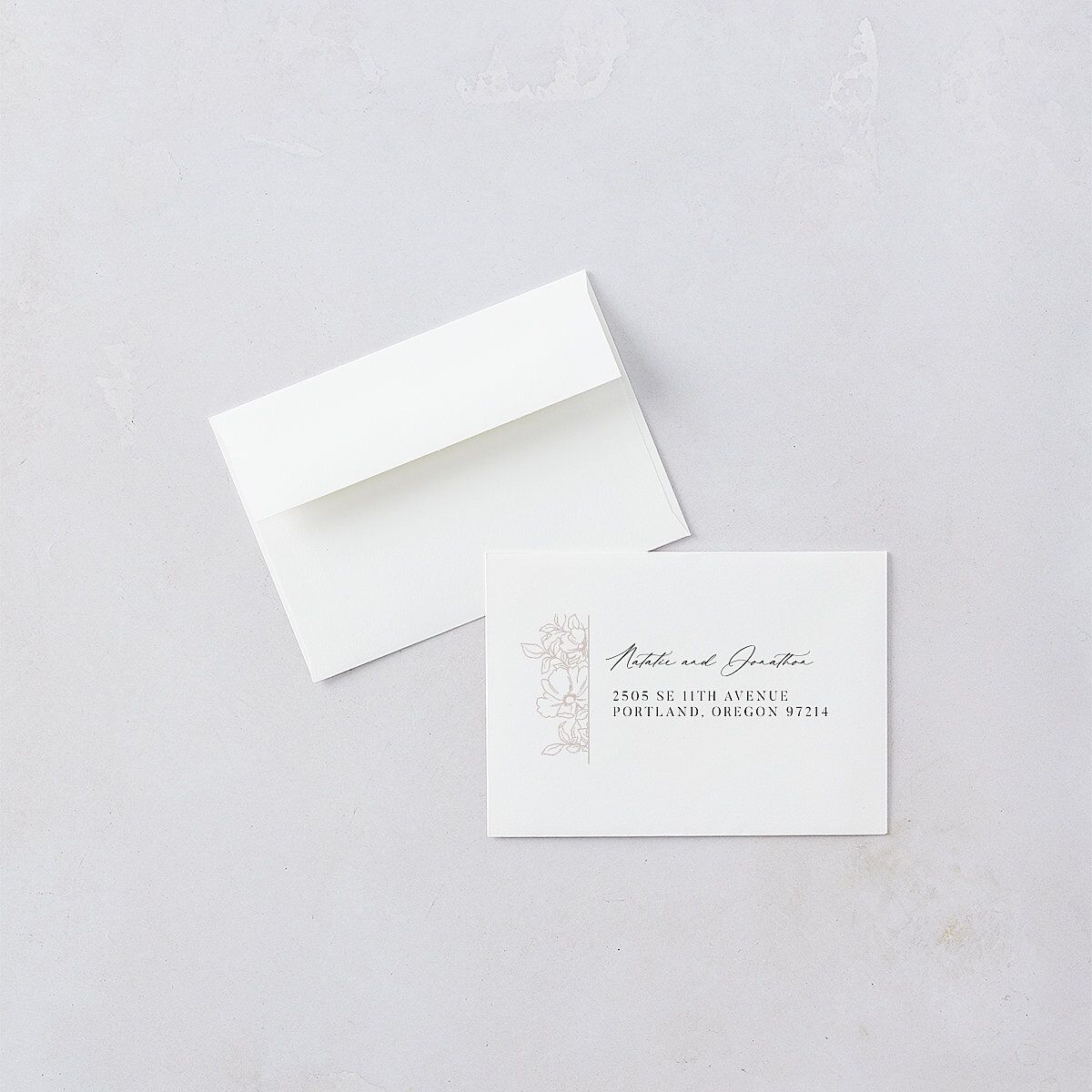 Gilded Florals Wedding Response Cards Gold Blossom Signature Standard